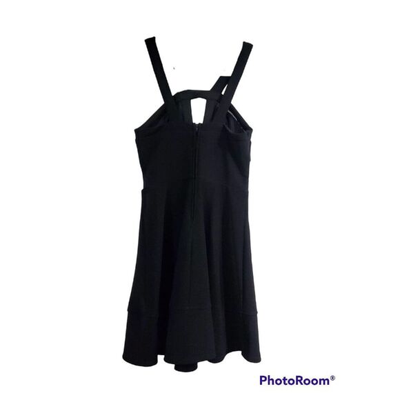 Dresses & Skirts - Little Black Halter Dress Size Small FIT & FLARE Stretch Soft Knit